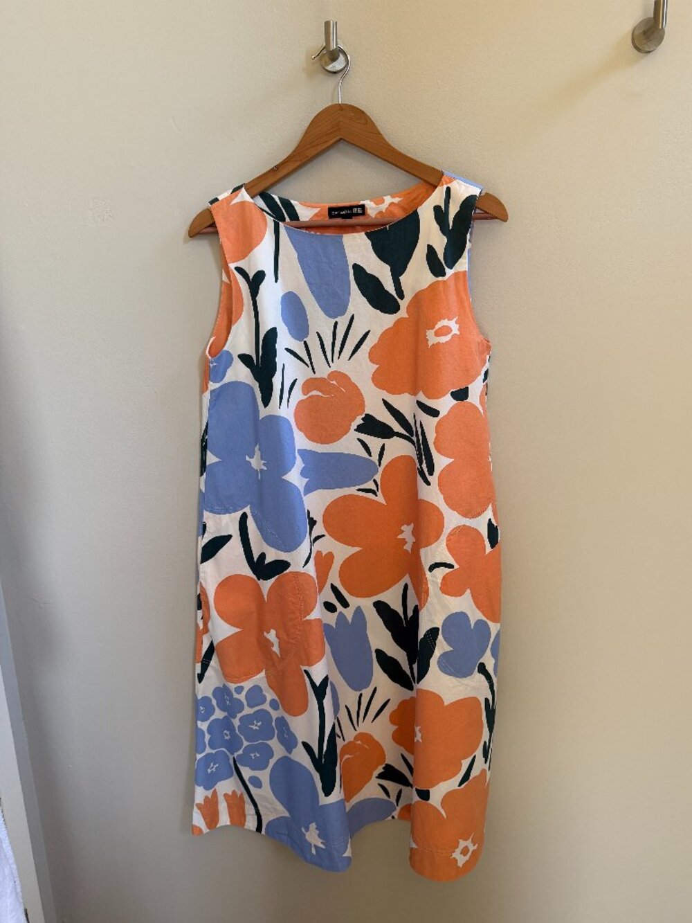 Marimekko x Uniqlo Floral Cotton A-Line Dress, Size M